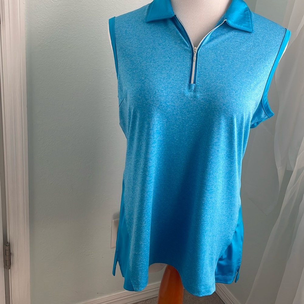 Fringe -women’s sleeveless golf/tennis shirt